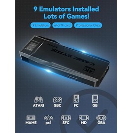 2025 M8  Newest 20000+ Games Retro Game Console Video Gaming: HDMI 4K Mini NES Classic Edition Game Stick Emulator with 2.4G Wireless Controllers, Plug and Play Video Games for TV 4k  hd Wireless Retro