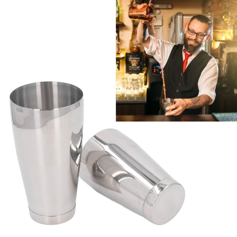 Cocktail Shaker Stainless Steel Martini Drink Mixer Basic Tools Shake