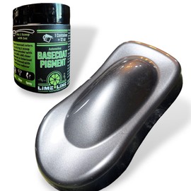 LiME LiNE Base Coat Maker Pigment Powder, Automotive Grade, Basecoat (Metallic Silver)