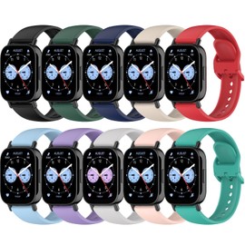 Z.DuDuZAZA Bands for Xiaomi Redmi Watch 5 Lite Straps for Women Men, Soft Silicone Strap Replacement Wristbands Compatible with Xiaomi Watch 5 Active/5 Lite Smartwatch Band,10 Pack