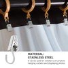 Pack of 100 curtain clips, curtain hooks, curtain clips, metal