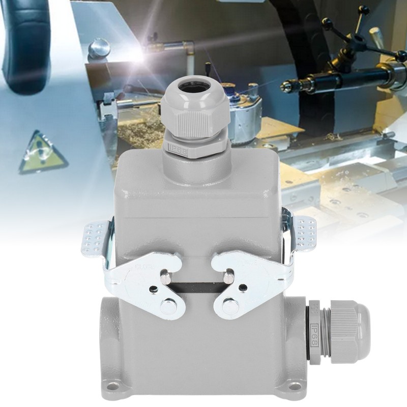 Heavy Duty Connector Rectangular Cast Aluminum Alloy Connector with Industrial
