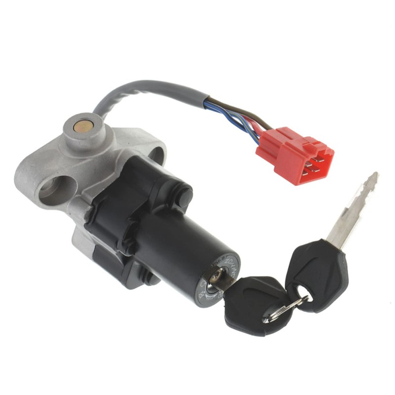 LABLT Motorcycle Ignition Switch Fuel Cap Seat Lock Keys Replacement