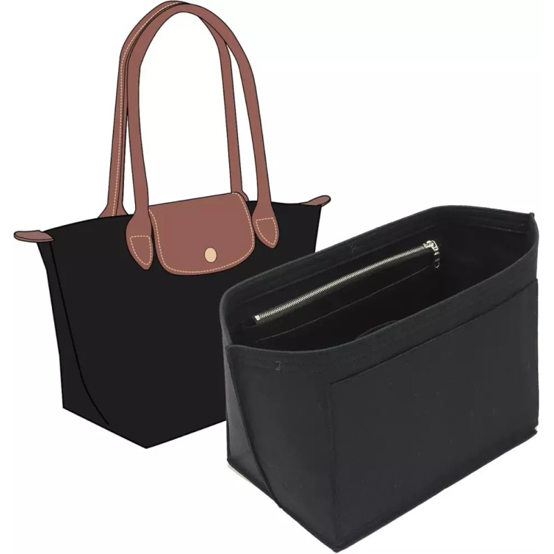 Longchamp Le Pliage 컵 홀더 라지/블랙 롱샹 르 플리지 L
