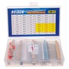 BOJACK 630 Pcs 17 Values Resistor Kit 0 Ohm-1M Ohm