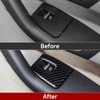 Car Carbon Fibre Panel Cover Trim Compatible with A3 2006