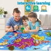 Taika World Felt Set, Felt World Map with World Famous