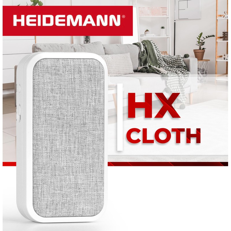 Heidemann HX Cloth 70833 Wireless Gong Set with Transmitter and