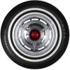 PORT-A-WALL PORTAWALL 17" Black White Wall Tires Insert Rims Side