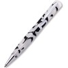 LACHIEVA LUX White Luxury Resin Celluloid Finished Ballpoint Pen for
