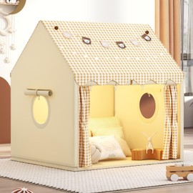 Kids Play Tent Children's Play Tent Indoor Boy Girl Princess Toy Small House Outdoor Toddler Playhouse Castle Secret Base Birthday Celebration Garden Celebration