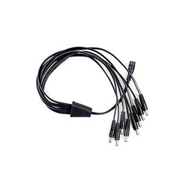 1 Female to 8 Male 5.5mm x 2.5(2.1) mm DC Power Distribution line Y line Adapter line Y Type Cable, for Safety CCTV Parking Camera LED Light bar