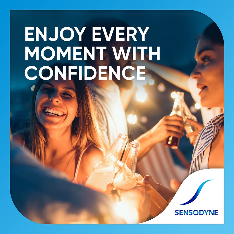 Sensodyne Extra Whitening Toothpaste for Sensitive Teeth, Cavity Prevention and