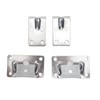 Removable Stainless Steel Caravan 1 Pair Desktop Removable Table Bracket