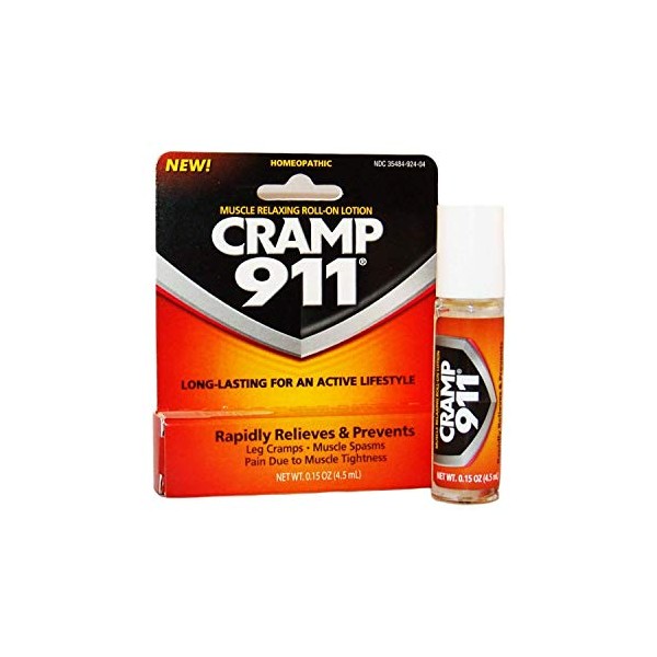 Cramp 911 Muscle Relaxing Roll-On Lotion 4.50 mL (Pack of