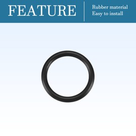 QUARKZMAN Nitrile Rubber O-Ring Rubber Seal 28 mm x 22 mm x 3 mm for Tap Plumbers Repair Seal Connection, Black Pack of 10