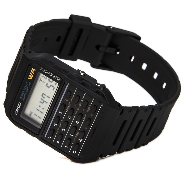 Casio Casio Casio-CA53W-1Z Watch, Black/White, Strip, Black/White, PEQUE?O, Strip