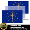 Nuibers Indiana Flag 3x5 FT Sturdy for Outside, Heavy Duty