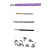 54 Pcs Thread Repair Kit M3x0.5x2D Thread Inserts Damaged Threads