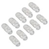 20pcs Hearing Aid Lanyard Clip ABS Portable Transparent Clip Accessory