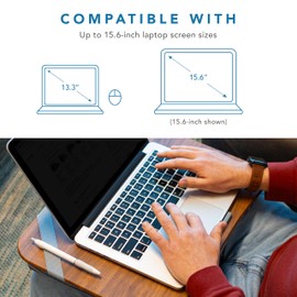 LAPGEAR Designer Lap Desk with Phone Holder and Device Ledge - Arrow Stripes - Fits up to 15.6 Inch Laptops - Style No. 45411