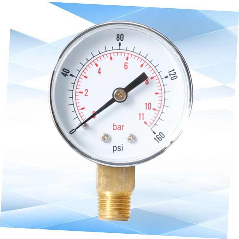 TEHAUX 2pcs Psi Pressure Gauge High Precision Npt Design for