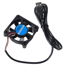 6PCS 5010 USB Cooling Fan DC 5V Brushless Cooling Fan 50 X 50 X 10mm 3D Printer Cooling Fan 50mm with USB Computer Fan CPU Cooler