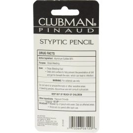 Clubman Pinaud Styptic Pencil Travel Size .33 oz (Pack of 3)