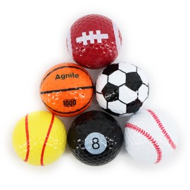 Funny Novelty Golf Balls - Funny Golf Balls 6 Pack Golfers Novelty Golf Gifts for All Golfers, Gifts for Men, Dad, Kids