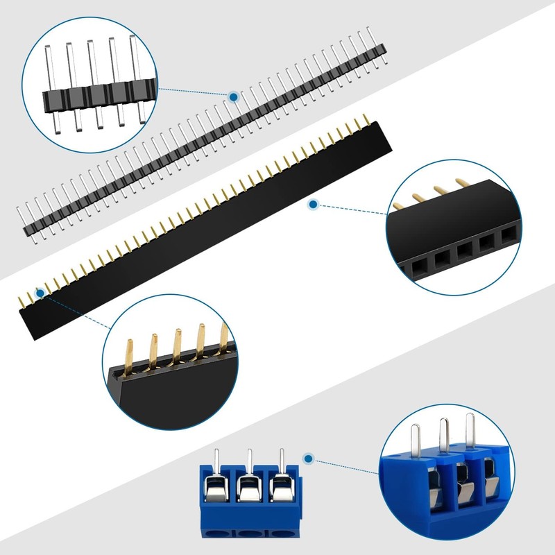 HUAZIZ Pack of 48 PCB Board Kits, 12 Pieces Double-Sided