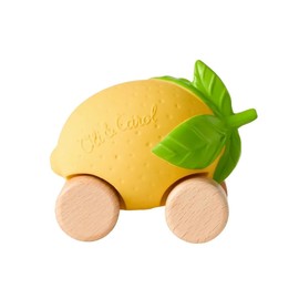 Oli & Carol Lou the Lemon Baby Car Toy from 0+ Baby Handmade