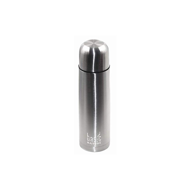 BasicNature 562021 Vacuum Flask Stainless Steel 1.0 L