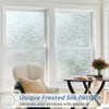 LUTE Window Privacy Film, Frosted Glass Window Film, Non-Adhesive Frost