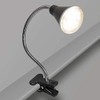 Clamp Lamp Funnel LED Black