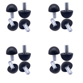 GAEAGOK M8 Patio Furniture Feet Levelers，Adjustable Furniture Legs Stainless Steel Used to Replace Feet On Outdoor Table Chair 16 Pack