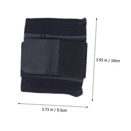 TOVINANNA 2 Pcs Wrist Support Brace Compression Sports Bracer Wrist Wrap for Elbow Protection Black