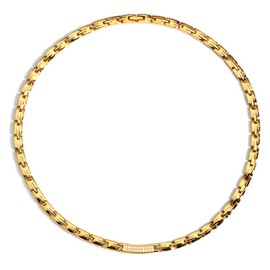 Rockyu Stainless Steel Necklace, Popular Necklace, Stainless Steel Hypoallergenic, Men’s, Women’s, Unisex, Black, Magnetic, Necklace, Luxurious, Birthday, Gift