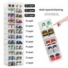 12 Pack Shoe Organizer Storage Bins, Clear Plastic Stackable Shoe