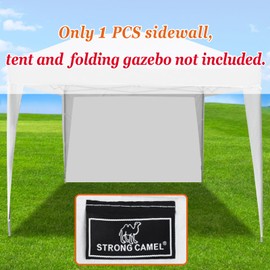 Strong Camel 13'x6.4' Sidepanels for 10'x13' EZ Pop Up Canopy Tent Gazebo Sidewall (1 Pcs Without Windows)