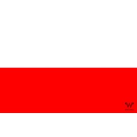 WHATABUS Poland Flag Sticker 8.5 x 5.5 cm