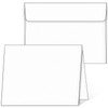 Blank Cards and Envelopes 5x7, 25 Pack White Invitation Cardstock