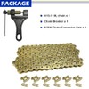 GOLKNHA 415H-110L Gold Chain with Connector Link for 49cc 60cc
