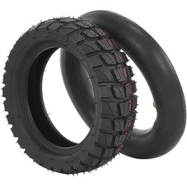 80/65-6 Off-road Vacuum Tire 255x80 10x3-6 Tire Fit for Nanrobot D4 D5 D6/ Joyor S10-S/Yume Y10 /VSETT 10+/ Kugoo M4 Pro/Zero 10X Electric Scooter, Thickened Anti-explosion Tyre