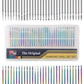 Professional Diamond Drill Bit Set, 30pcs/box Nail Drill Bit Set, Manicure & Pedicure Tools for Home & Salon Use - Color: Multicolor, Specification: one-size