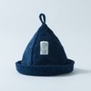 Heartwell Vihita Towel, Sauna Hat, Navy, Made in Imabari, Sauna