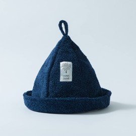 Heartwell Vihita Towel, Sauna Hat, Navy, Made in Imabari, Sauna Towel