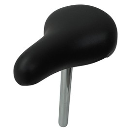 Bicycle Saddle Post One-Piece Kids Infant, Black 10699 