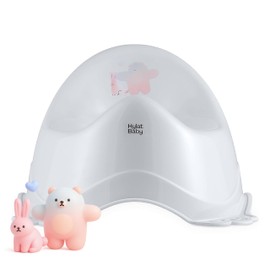 Hylat Baby Friends Potty for Children - Boys - Girls from approx. 2 Years, Also for Nappy Free and Potty Training - Grey