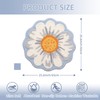 Bathroom Rug Mat, Cute Round Flower Bath Mat with Soft
