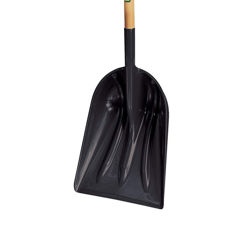 Union Tools 1681500 Poly Snow Scoop with Hardwood Handle and